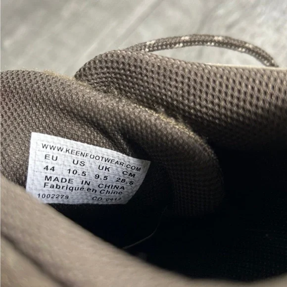 Keen Ambler 1002279 Brindle Men’s Brown Leather Trek Hiking Shoes Size 10.5 - Picture 9 of 9